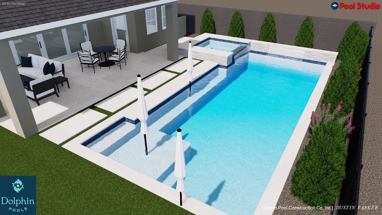 Dolphin Pools Construction project